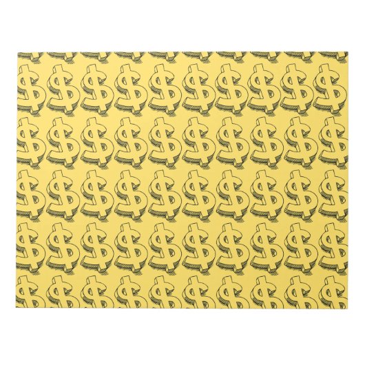 Golddolar Notizblock (Vorderseite)