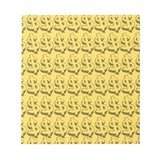 Golddolar Notizblock (Vorderseite)