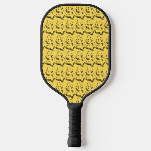 Golddolar Pickleball Schläger (Rückseite)