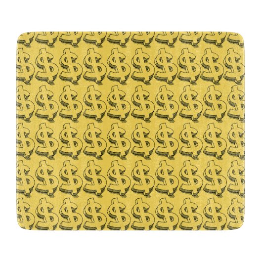 Golddolar Schneidebrett (Vorderseite)