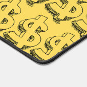 Golddolar Schreibtischunterlage (Ecke)