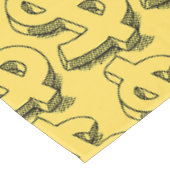 Golddolar Tischdecke (Schrägansicht)