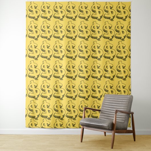 Golddolar Wandteppich (Beispiel)