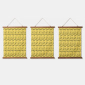 Golddolar Wandteppich Mit Holzrahmen (Dreifach)