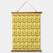 Golddolar Wandteppich Mit Holzrahmen (Vorderseite)