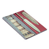 Golddolch und Hülle, Tutankhamun Schatz, c.13 Notizblock (Rechte Seite)