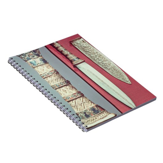 Golddolch und Hülle, Tutankhamun Schatz, c.13 Notizblock (Rechte Seite)