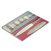 Golddolch und Hülle, Tutankhamun Schatz, c.13 Notizblock (Linke Seite)