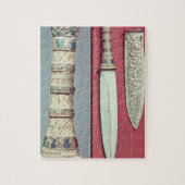 Golddolch und Hülle, Tutankhamun Schatz, c.13 Puzzle (Vertikal)