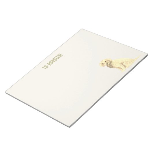 Golddoodle-Doodle Notizblock (angewinkelt)