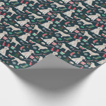 Golddoodle Weihnachtswrapping Paper