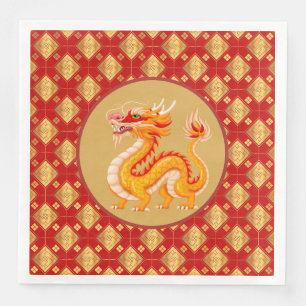 Golddrache 2024 serviette