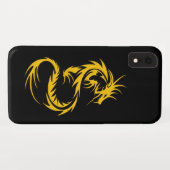 Golddrache Case-Mate iPhone Hülle (Rückseite (Horizontal))