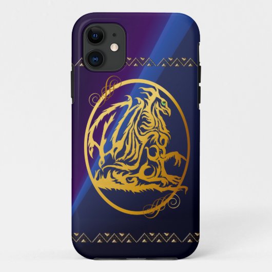 Golddrache eingekreistes iPhone 5 Hüllen (Rückseite)