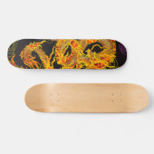 Golddrache-Kaiser-Element-kundenspezifisches Skateboard (Horizontal)