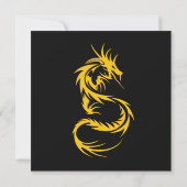 Golddrache Karte (Rückseite)