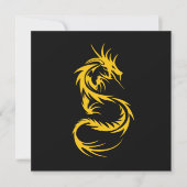 Golddrache Karte (Vorderseite)