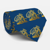 Golddrache-Krawatte Krawatte (Gerollt)