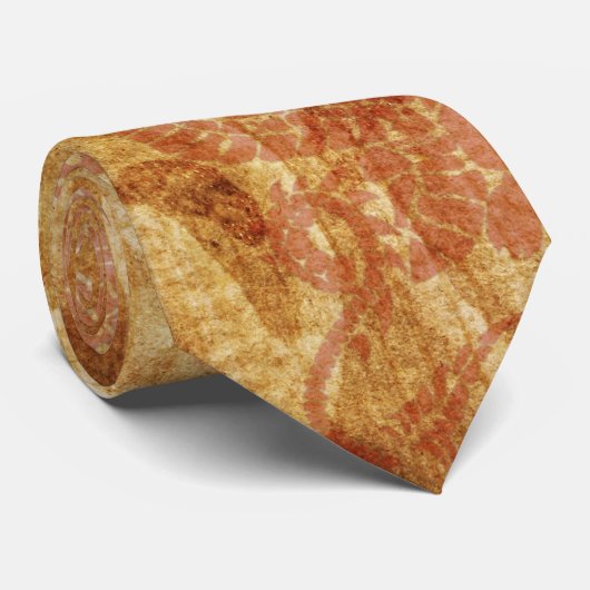 Golddrache-Krawatte Krawatte (Gerollt)