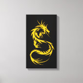 Golddrache Leinwanddruck (Vorderseite)