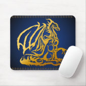 Golddrache Mousepad (Mit Mouse)