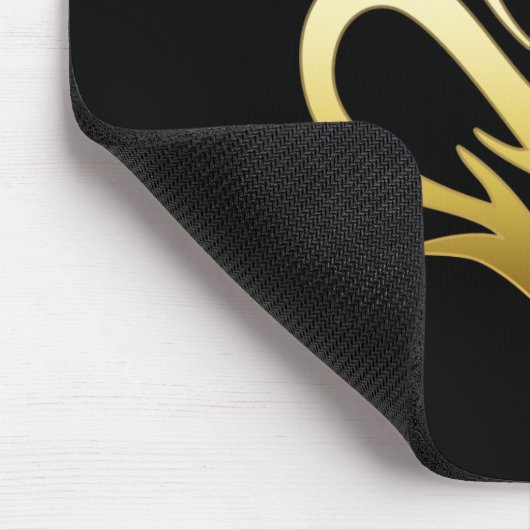 GOLDdrache Mousepad (Ecke)