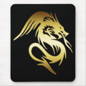 GOLDdrache Mousepad (Vorne)