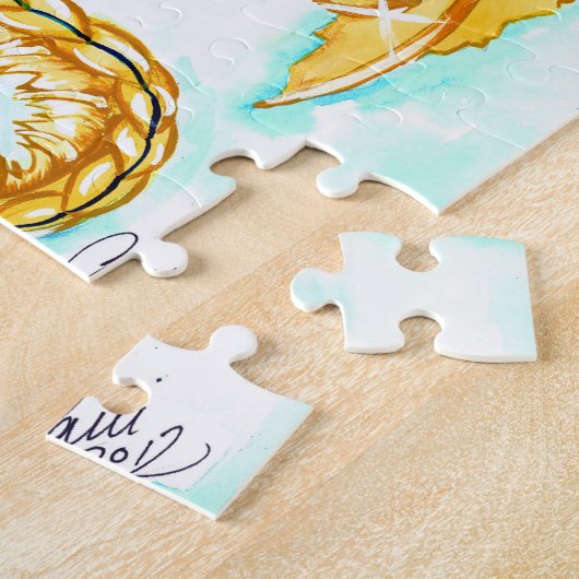 Golddrache Puzzle (Seite)