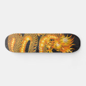 Golddrache-Skateboard-Plattform Skateboard (Horizontal)