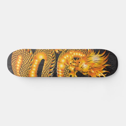 Golddrache-Skateboard-Plattform Skateboard (Horizontal)
