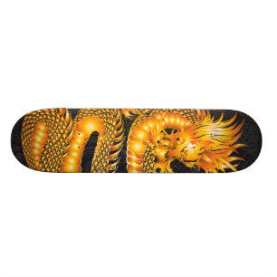 Golddrache-Skateboard-Plattform Skateboard