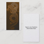 Golddrache-Visitenkarte Visitenkarte (Vorne/Hinten)