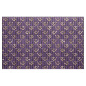 Golddrachen auf Lila Stoff (Fat Quarter (45,7 x 55,9 cm))