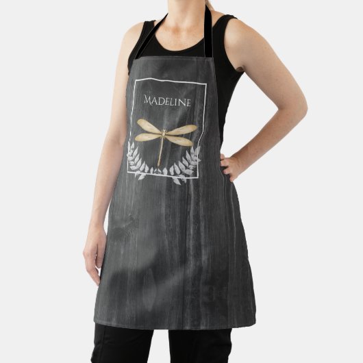 Golddrachenfliege Rustikale Personalisierte Schürz Schürze (InSitu)