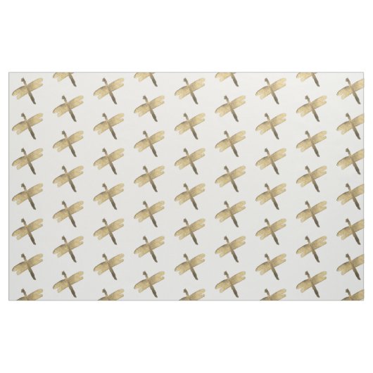 Golddrachenfliegen Stoff (Fat Quarter (45,7 x 55,9 cm))