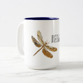 Golddrachenraum Zweifarbige Tasse (Vorderseite Links)