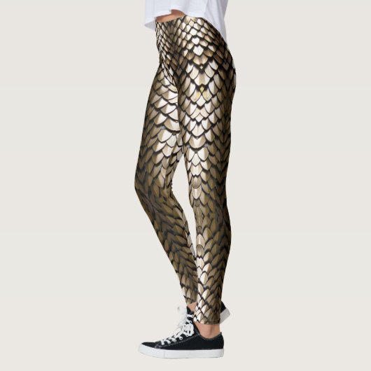Golddrachenschuhe Leggings (Links)