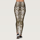 Golddrachenwaagen Leggings (Rückseite)