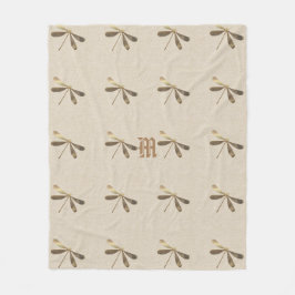 Golddragonfly Fleecedecke