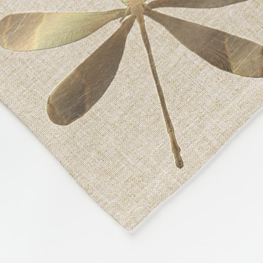 Golddragonfly Fleecedecke (Ecke)