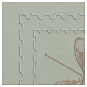 Golddragonfly Stoff (Nahaufnahme)