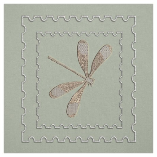 Golddragonfly Stoff (Muster)