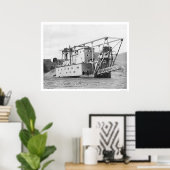 Golddredge Klondike 1915 Poster (Heimbüro)