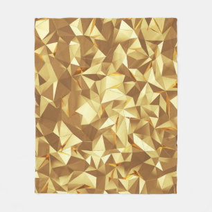 Golddreieck: Abstrakte Hintergrundtextur. Fleecedecke