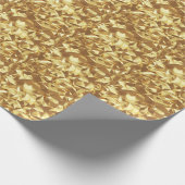 Golddreieck: Abstrakte Hintergrundtextur. Geschenkpapier (Ecke)