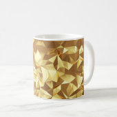 Golddreieck: Abstrakte Hintergrundtextur. Kaffeetasse (VorderseiteRechts)
