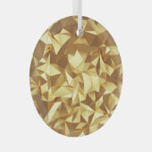 Golddreieck: Abstrakte Hintergrundtextur. Ornament Aus Glas (Vorderseite Rechts)