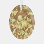 Golddreieck: Abstrakte Hintergrundtextur. Ornament Aus Glas (Vorderseite links)