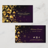 Golddreiecke Visitenkarte (Vorne/Hinten)