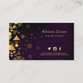 Golddreiecke Visitenkarte (Rückseite)